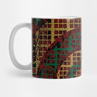 abstract geometric circle patterns Mug